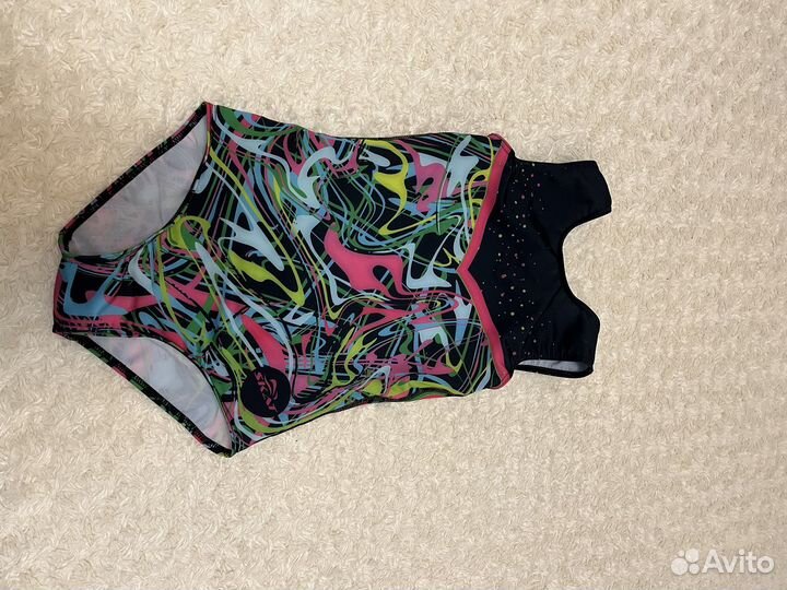 Купальник гимнастический для девочек 128 - 134 см