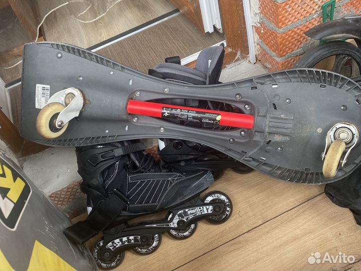 Роликовые коньки к2 размер 42,5 вейвборд в подарок