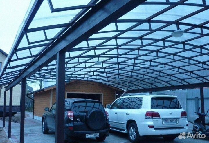 Навес односкатный