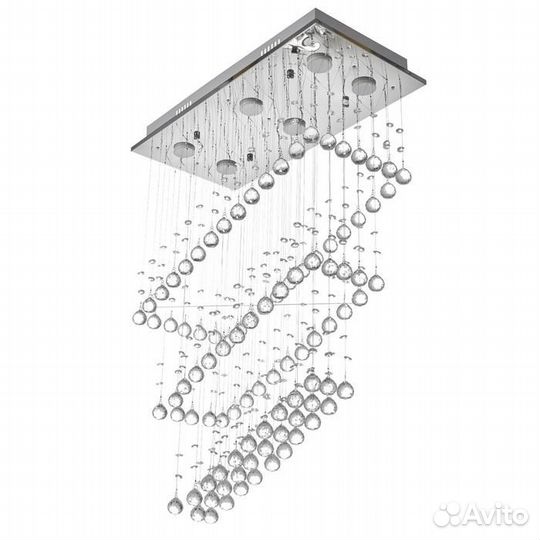 Каскад 71307/6 GU10 40Вт хром 60х30х85 см