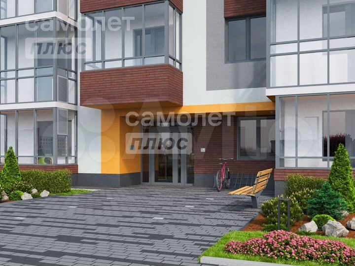 2-к. квартира, 39,5 м², 9/25 эт.