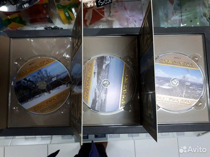 Камчатка подарочный набор из 3х DVD - дисков о при