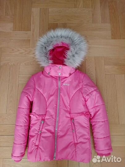 Зимняя куртка на девочку фирмы Gusti р.140