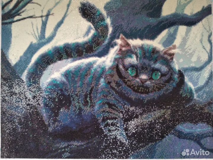 Картина алмазная мозаика собранная ручная работа