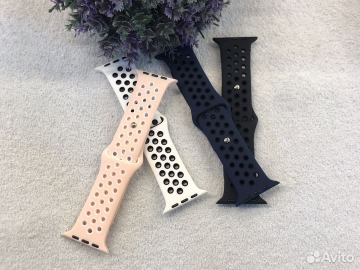 Ремешок силиконовый apple watch sport