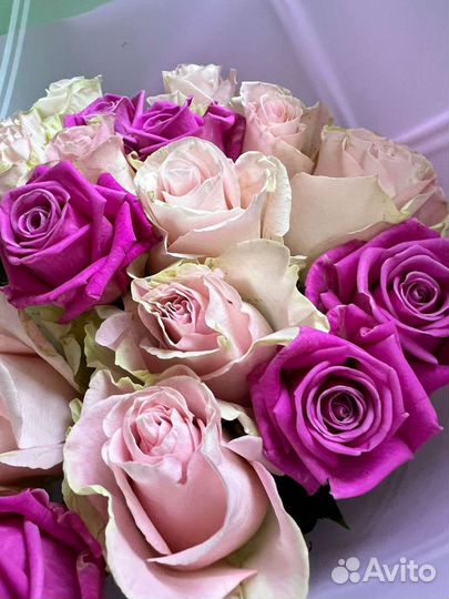 Цветы 21 роза букет для девушки доставка