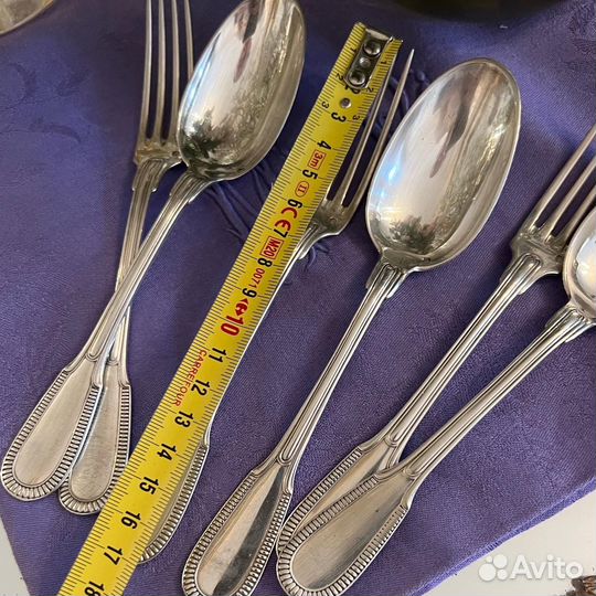 Столовые приборы из серебра