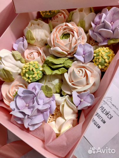 Зефирный букет/зефирный бокс/сладкий подарок