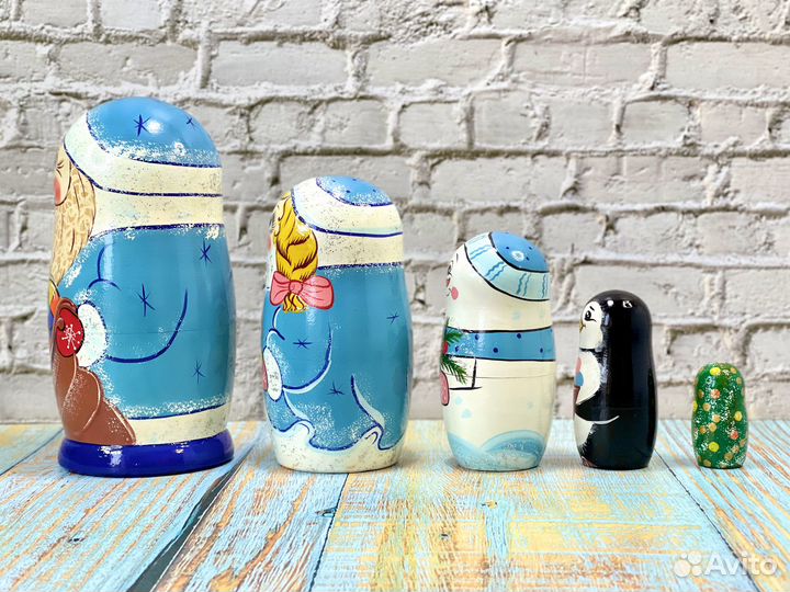Новогодняя матрешка Дед Мороз