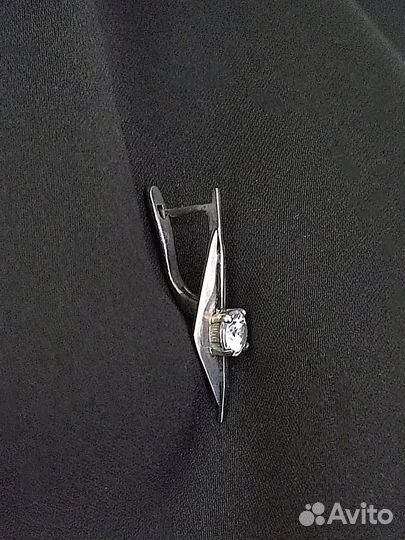 Серебряные серьги с опалом