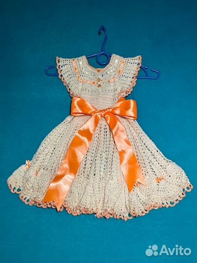 Платье для девочки ручной работы