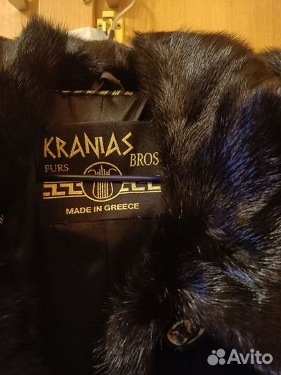 Шуба норковая с капюшоном