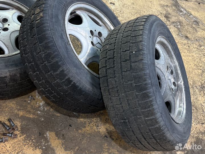 Колеса на зиме Мерседес W140