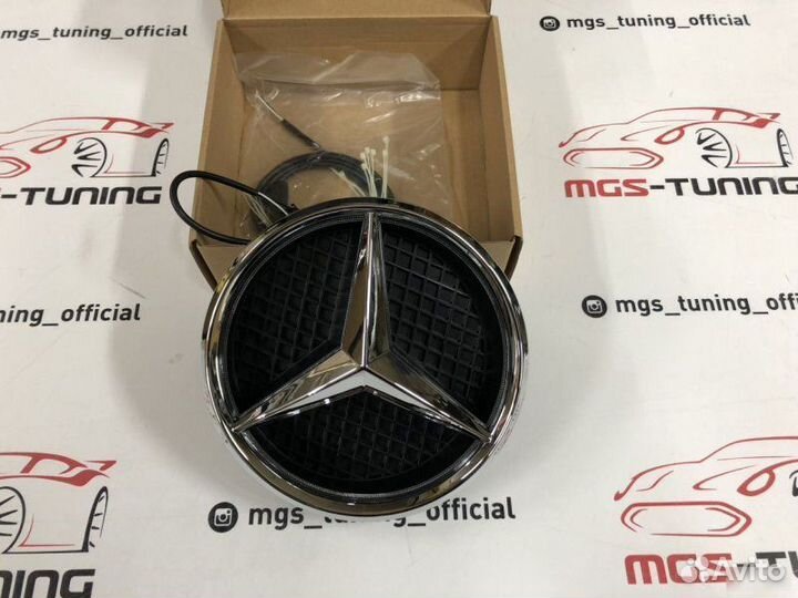 Звезда Mercedes с подсветкой на ml-class w166