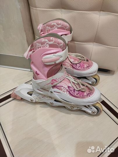 Роликовые коньки детские раздвижные
