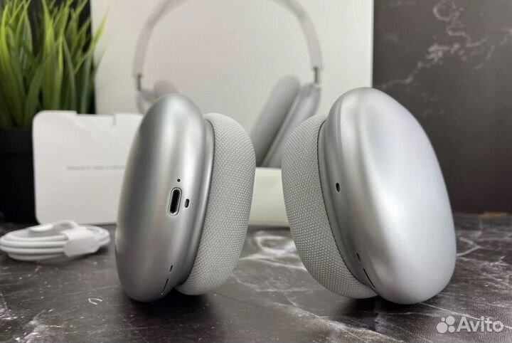 Airpods max silver новые гарантия