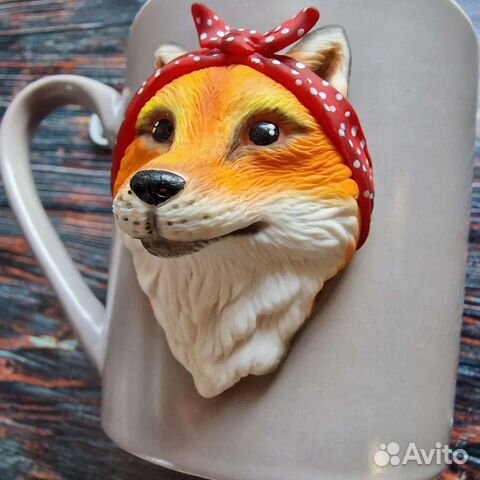 Кружка из полимерной глины