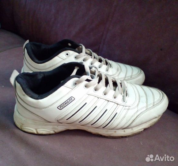 Кроссовки белые 43 размер б.у. целые мужские рцр