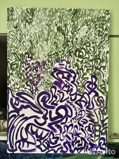 Картина абстракция авторская работа