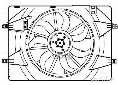 LFK 3021 вентилятор охлаждения Haval Jolion 21