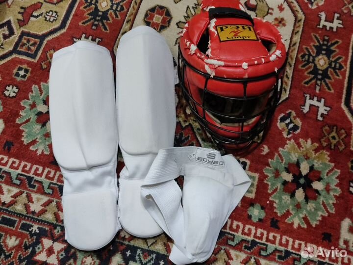 Шлем рэй спорт, бандаж и щитки