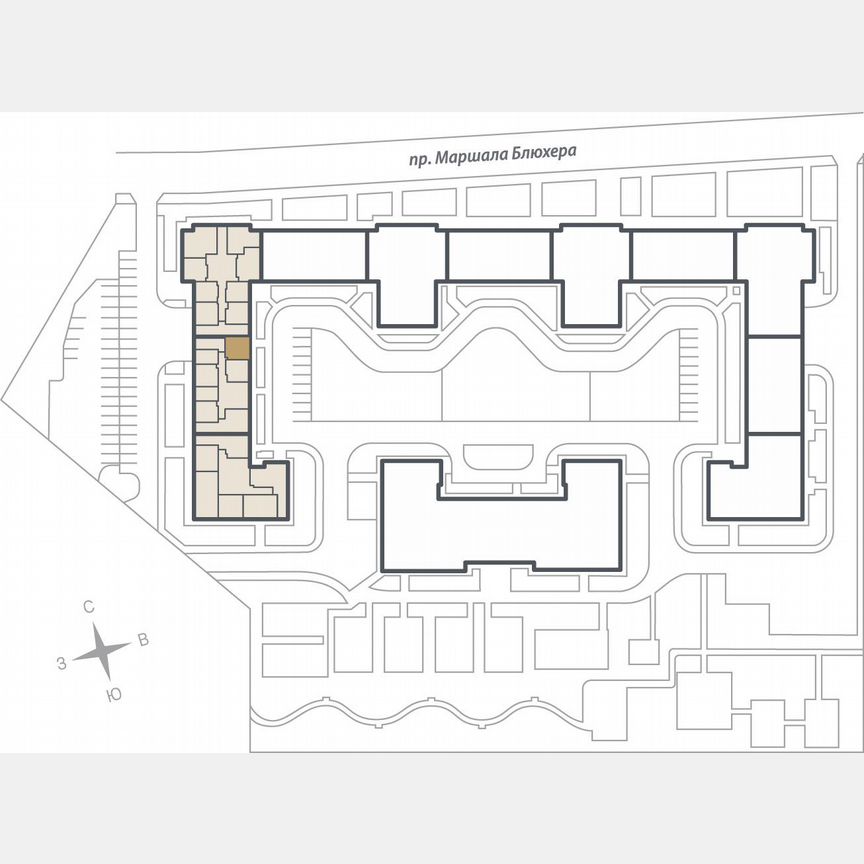1-к. квартира, 38,9 м², 7/10 эт.