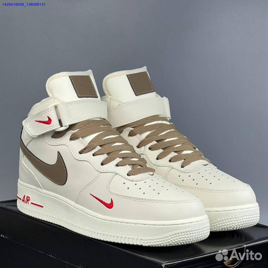 Кроссовки Nike Air Force 1 High (с мехом) (Арт.54339)