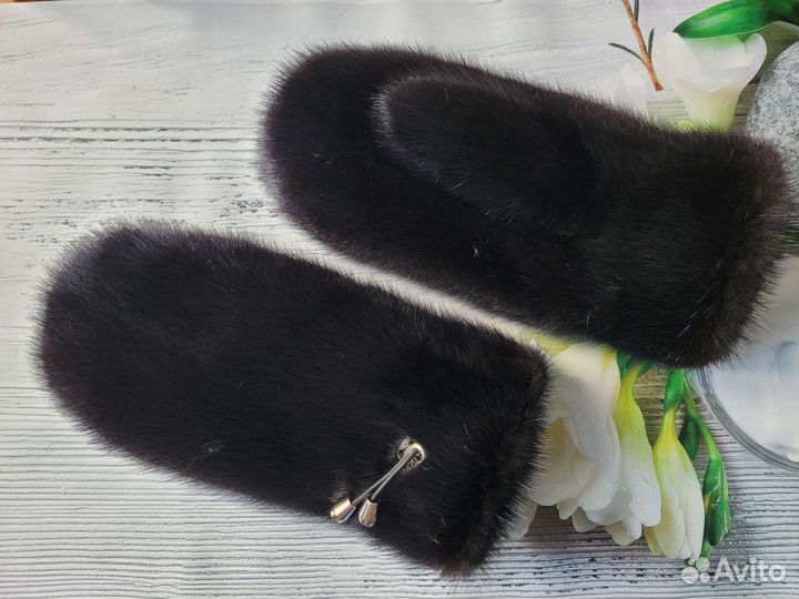 Варежки норковые