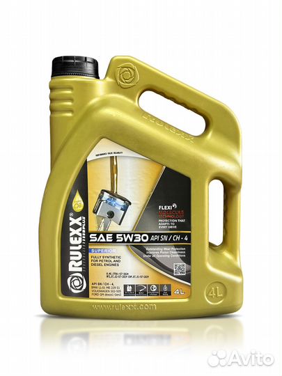Масло моторное 5w30 Rulexx 4 л