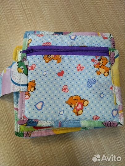 Мягкая развивающая книжка