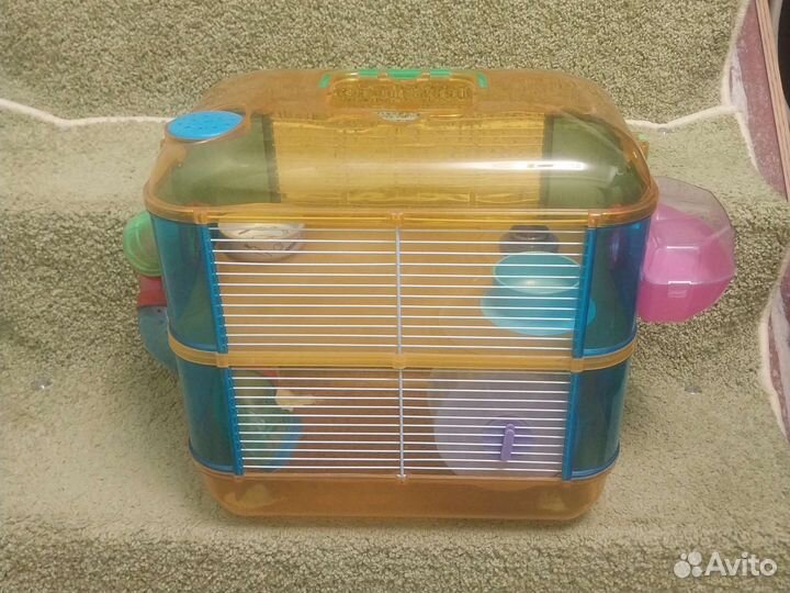 Вилла двухэтажная для хомяка