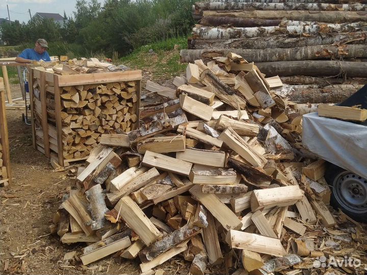 Дрова березовые колотые