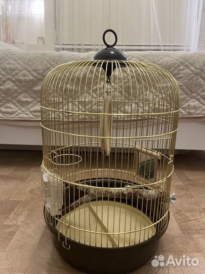 Клетка Ferplast regina для птиц. Цвет: золото