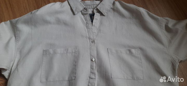 Рубашка женская оверсайз р-р