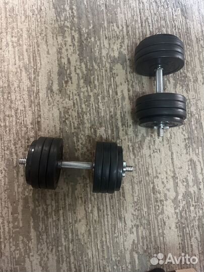 Гантели разборные 20 кг бу