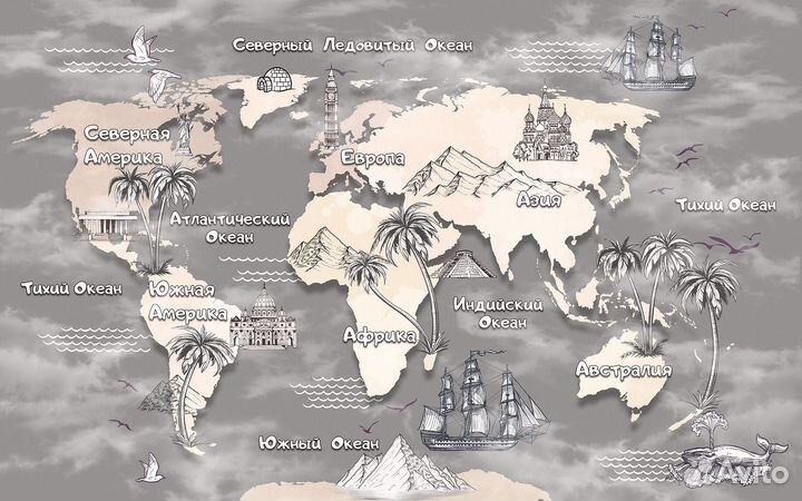 Дизайнерские фотообои