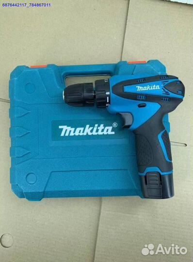 Шуруповерт makita 18v с набором (Арт.99714)