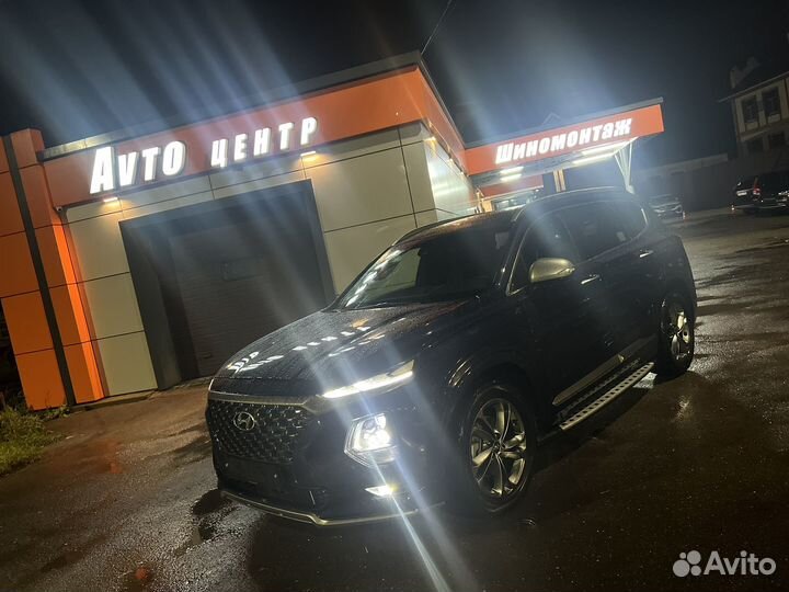 Hyundai Santa Fe 2.2 AT, 2019, 80 000 км