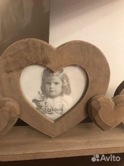 Деревянная фоторамка в стиле Прованс или винтаж