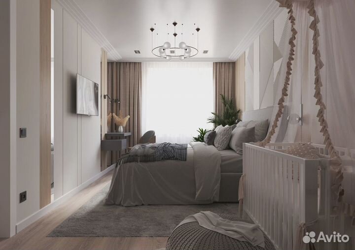 Дизайнерский ремонт под ключ