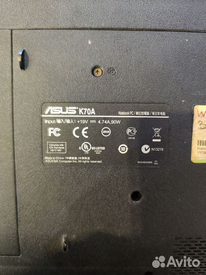 Asus k70a