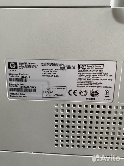 Принтер HP Color Laser Jef CM1312nfi MFP