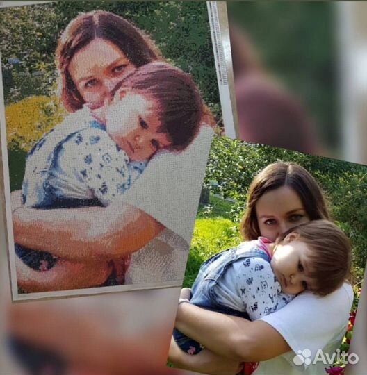 Алмазная мозаика по фото на заказ (набор)