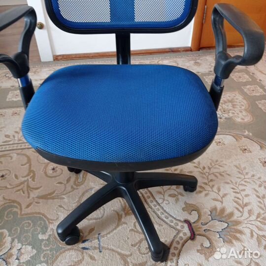 Компьютерное кресло Бюрократ CH-799axsn синее