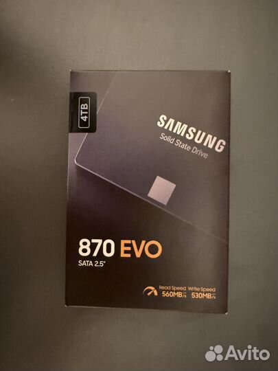SATA Накопитель Samsung 870 EVO 4000 гб