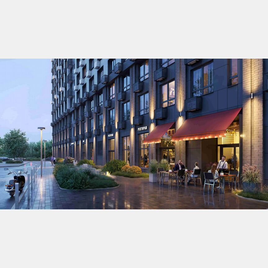 3-к. квартира, 72 м², 21/25 эт.