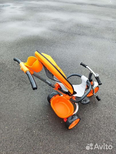 Люксовый 3хколёсный велосипед с родительск. ручкой