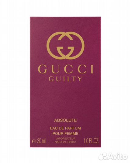 Gucci Guilty Absolute Pour Femme EdP 30мл Новинка