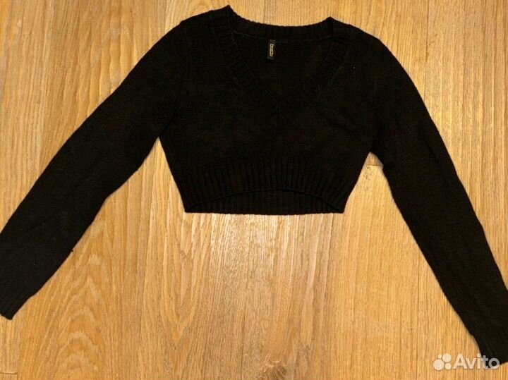 Кроп свитер детский