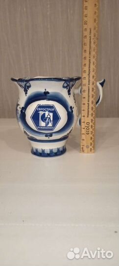 Чашка коллекционная гжель